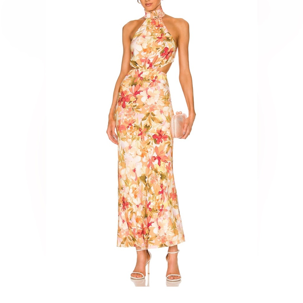 Floral Midi Dress (Revolve)